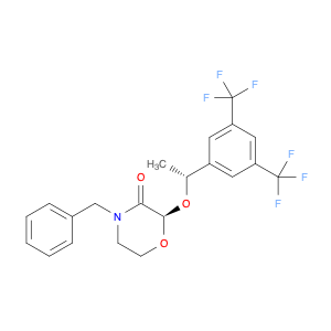 287930-75-0 3-Morpholinone, 2-[(1R)-1-[3,5-bis(trifluoromethyl)phenyl]ethoxy]-4-(phenylmethyl)-, (2R)-