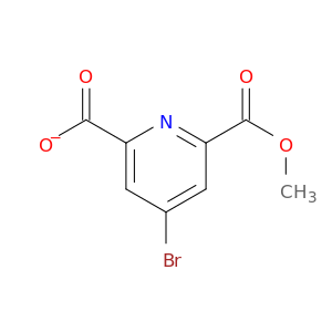 293294-72-1 2,6-Pyridinedicarboxylic acid, 4-bromo-, 2-methyl ester