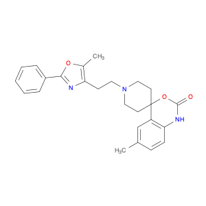 300816-15-3 6-Methyl-1'-[2-(5-methyl-2-phenyl-4-oxazolyl)ethyl]spiro[4H-3,1-benzoxazine-4,4'-piperidin]-2(1H)-one