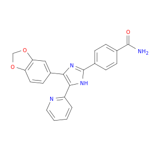 301836-41-9 4-[4-(1,3-Benzodioxol-5-yl)-5-(2-pyridinyl)-1H-imidazol-2-yl]benzamide