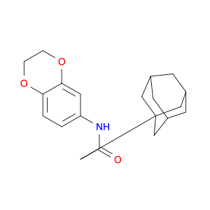 301859-65-4 2-(1-adamantyl)-N-(2,3-dihydro-1,4-benzodioxin-6-yl)acetamide