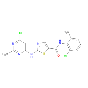 302964-08-5 5-Thiazolecarboxamide, N-(2-chloro-6-methylphenyl)-2-[(6-chloro-2-methyl-4-pyrimidinyl)amino]-