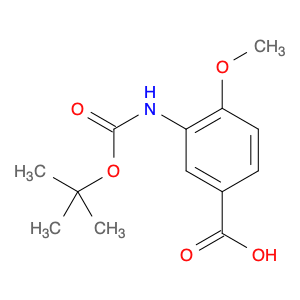 306937-12-2 Benzoic acid, 3-[[(1,1-dimethylethoxy)carbonyl]amino]-4-methoxy-