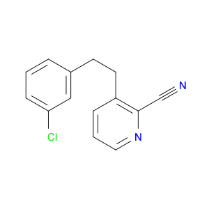 31255-57-9 2-Cyano-3-(3-chlorophenylethyl)pyridine