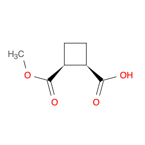 31420-52-7 (1R,2S)-rel-1,2-Cyclobutanedicarboxylic acid, 1-Methyl ester