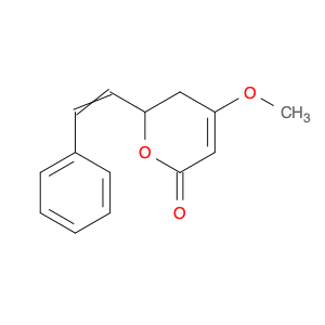 3155-48-4 2H-Pyran-2-one, 5,6-dihydro-4-methoxy-6-[(1E)-2-phenylethenyl]-