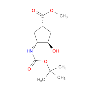 321744-16-5 Cyclopentanecarboxylicacid, 3-[[(1,1-dimethylethoxy)carbonyl]amino]-4-hydroxy-, methyl ester,(1S,3R,4R)-