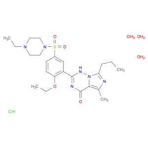 330808-88-3 2-[2-Ethoxy-5-[(4-ethyl-1-piperazinyl)sulfonyl]phenyl]-5-methyl-7-propylimidazo[5,1-f][1,2,4]triazin-4(1H)-one,hydrochloride, hydrate (1:1:3)