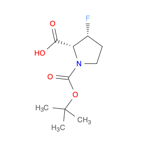 1,2-Pyrrolidinedicarboxylic acid, 3-fluoro-, 1-(1,1-dimethylethyl) ester,(2R,3R)-