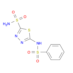 2-benzenesulfonamido-1,3,4-thiadiazole-5-sulfonamide