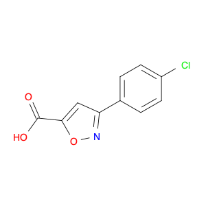 338982-11-9 5-Isoxazolecarboxylic acid, 3-(4-chlorophenyl)-