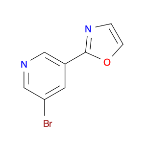 342600-96-8 2-(5-Bromopyridin-3-yl)oxazole