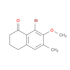 34403-74-2 1(2H)-Naphthalenone, 8-bromo-3,4-dihydro-7-methoxy-6-methyl-