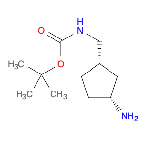 347184-43-4 Carbamic acid, [[(1R,3S)-3-aminocyclopentyl]methyl]-, 1,1-dimethylethyl ester,