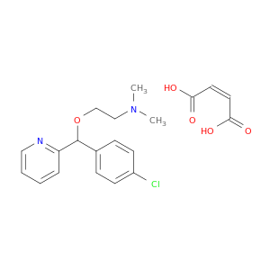 3505-38-2 Ethanamine, 2-[(4-chlorophenyl)-2-pyridinylmethoxy]-N,N-dimethyl-,(2Z)-2-butenedioate (1:1)