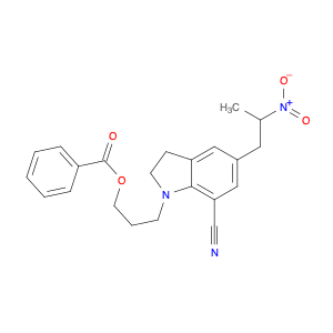 350797-56-7 3-(7-Cyano-5-(2-nitropropyl)indolin-1-yl)propyl benzoate