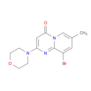 351002-16-9 4H-Pyrido[1,2-a]pyrimidin-4-one, 9-bromo-7-methyl-2-(4-morpholinyl)-