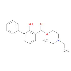 3572-52-9 [1,1'-Biphenyl]-3-carboxylicacid, 2-hydroxy-, 2-(diethylamino)ethyl ester