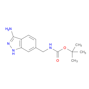 368426-74-8 Carbamic acid, [(3-amino-1H-indazol-6-yl)methyl]-, 1,1-dimethylethylester