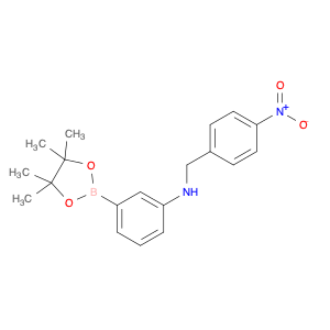 380152-00-1 N-(4-nitrobenzyl)-3-(4,4,5,5-tetramethyl-1,3,2-dioxaborolan-2-yl)aniline