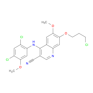 380844-49-5 7-(3-chloropropoxy)-4-(2,4-dichloro-5-methoxyanilino)-6-methoxyquinoline-3-carbonitrile