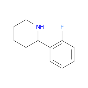 383128-41-4 Piperidine, 2-(2-fluorophenyl)-