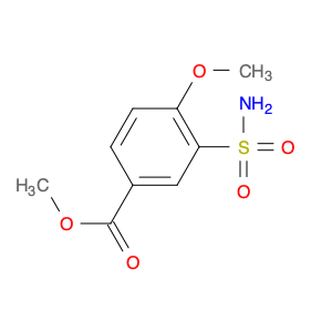 38499-95-5 Benzoic acid, 3-(aminosulfonyl)-4-methoxy-, methyl ester