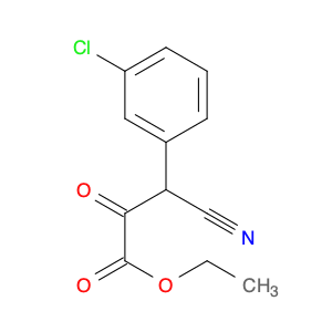 38747-02-3 Ethyl 3-(3-chlorophenyl)-3-cyano-2-oxopropanoate