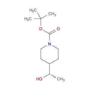 389889-82-1 1-Piperidinecarboxylic acid, 4-[(1S)-1-hydroxyethyl]-, 1,1-dimethylethylester