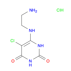 399549-96-3 2,4(1H,3H)-Pyrimidinedione, 6-[(2-aminoethyl)amino]-5-chloro-, hydrochloride (1:1)