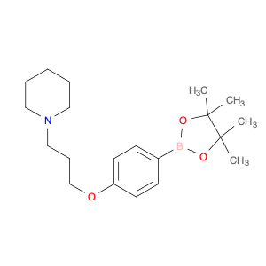 401895-68-9 1-(3-(4-(4,4,5,5-Tetramethyl-1,3,2-dioxaborolan-2-yl)phenoxy)propyl)piperidine