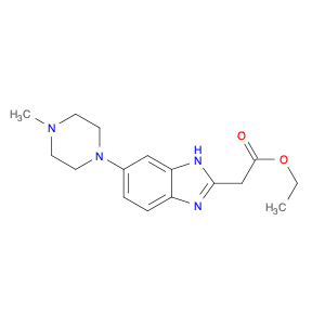 402948-37-2 Ethyl 2-[5-(4-methylpiperazinyl)benzimidazol-2-yl]acetate