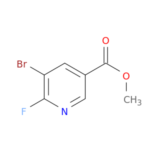 3-Pyridinecarboxylic acid, 5-bromo-6-fluoro-, methyl ester