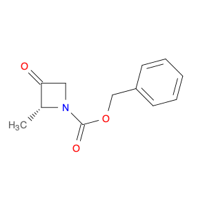 1-Azetidinecarboxylic acid, 2-methyl-3-oxo-, phenylmethyl ester, (2R)-