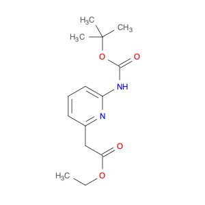 408365-87-7 (6-TERT-BUTOXYCARBONYLAMINO-PYRIDIN-2-YL)-ACETIC ACID ETHYL ESTER