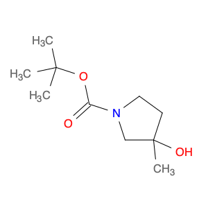 412278-02-5 tert-butyl 3-hydroxy-3-methylpyrrolidine-1-carboxylate