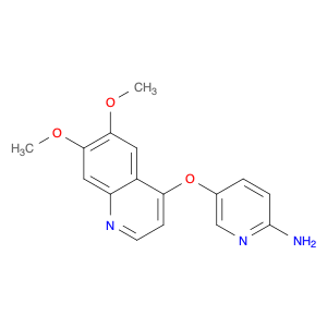 417722-21-5 5-[(6,7-DIMETHOXYQUINOLIN-4-YL)OXY]PYRIDIN-2-AMINE