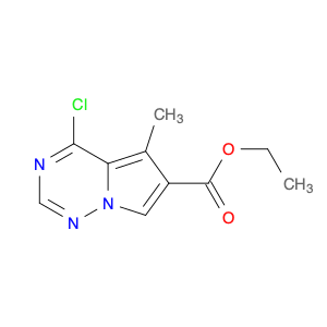 427878-41-9 ETHYL 4-CHLORO-5-METHYLPYRROLO[2,1-F][1,2,4]TRIAZINE-6-CARBOXYLATE