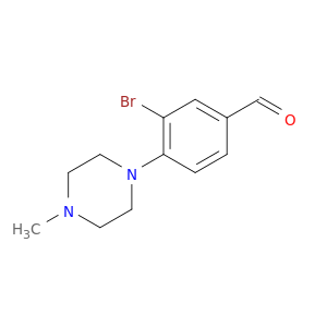 443777-03-5 3-BROMO-4-(4-METHYL-PIPERAZIN-1-YL)-BENZALDEHYDE