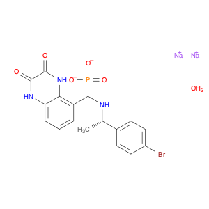 459836-30-7 [[[(1S)-1-(4-Bromophenyl)ethyl]amino](1,2,3,4-tetrahydro-2,3-dioxo-5-quinoxalinyl)methyl] phosphonic acid tetrasodium hydrate