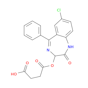 (7-Chloro-2,3-Dihydro-2-Oxo-5-Phenyl-1H-Benzo-1,4-Diazepin-3-Yl) Hydrogen Succinate