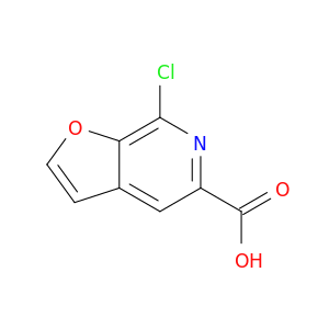 Furo[2,3-c]pyridine-5-carboxylic acid, 7-chloro-