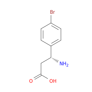 Benzenepropanoic acid, b-amino-4-bromo-, (bR)-