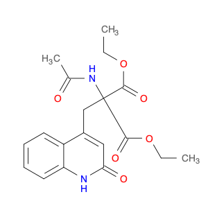 4900-38-3 [(2-Oxo-1,2-dihydroquinolin-4-yl)methyl](acetylamino)malonic acid diethyl ester