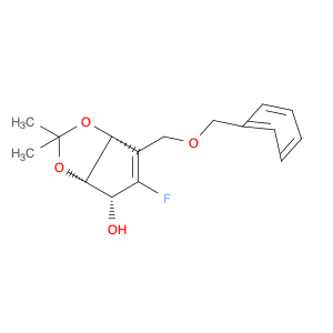 491578-02-0 4H-Cyclopenta-1,3-dioxol-4-ol,5-fluoro-3a,6a-dihydro-2,2-dimethyl-6-[(phenylmethoxy)methyl]-,(3aS,4R,6aR)-