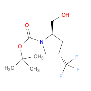 497103-75-0 1-Pyrrolidinecarboxylic acid, 2-(hydroxymethyl)-4-(trifluoromethyl)-,1,1-dimethylethyl ester, (2R,4S)-