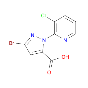 500011-86-9 3-BroMo-1-(3-chloropyridin-2-yl)-1H-pyrazole-5-carboxylic acid