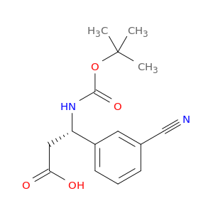 500770-81-0 (3S)-3-[(TERT-BUTOXY)CARBONYLAMINO]-3-(3-CYANOPHENYL)PROPANOIC ACID