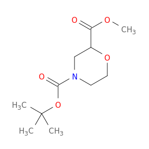 2,4-Morpholinedicarboxylic acid, 4-(1,1-diMethylethyl) 2-Methyl ester