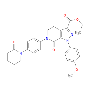 503614-91-3 1-(4-Methoxyphenyl)-7-oxo-6-[4-(2-oxopiperidin-1-yl)phenyl]-4,5,6,7-tetrahydro-1H-pyrazolo[3,4-c]pyridine-3-carboxylic acid ethyl ester